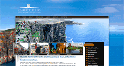 Desktop Screenshot of fahertytours.com